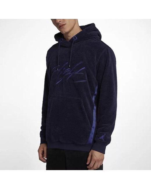 Nike Blue Flight Fleece Stay Warm Contrasting Colors Sports for men