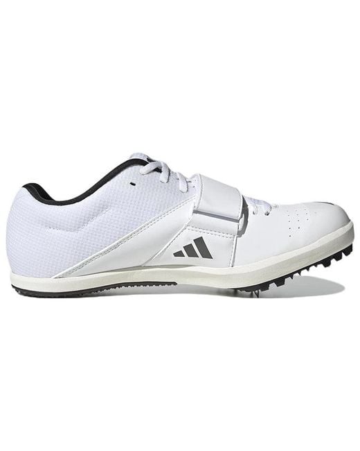 Adidas White Jumpstar Shoes for men
