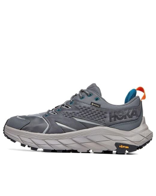 Hoka One One Gray Anacapa Low Gore Tex 'Castlerock' for men