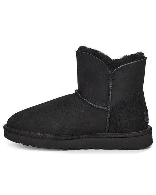 Ugg Black (Wmns) Bailey Zip Mini Fleece Lined
