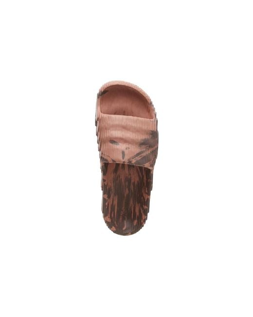 Adidas Brown Adilette 22 Slides 'Clay Strata' for men