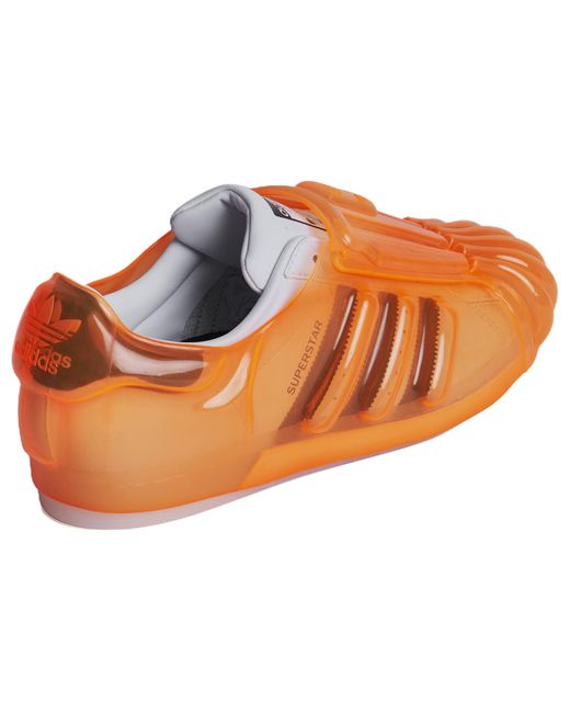 Adidas Orange Originals Superstar Bubble for men