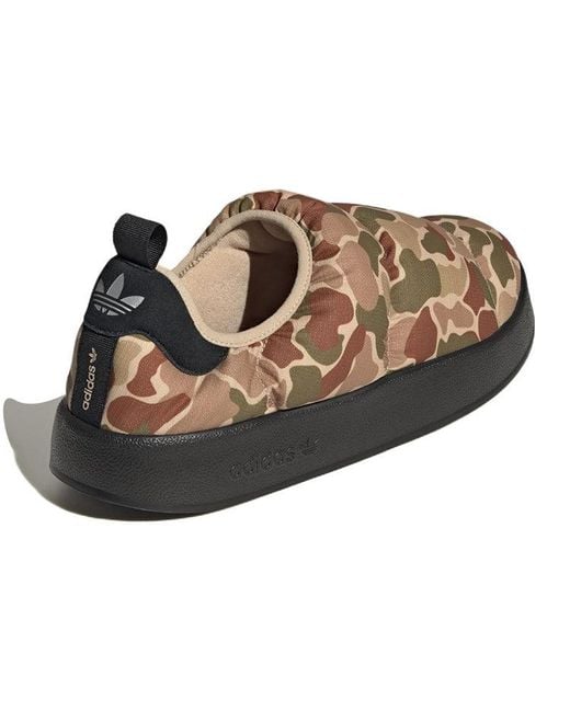 Adidas Brown Puffylette 'Camo' for men