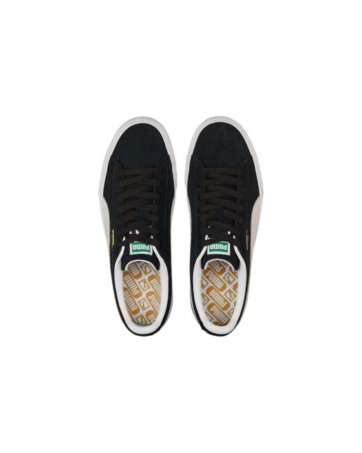 PUMA Black Suede Classic Sneakers for men