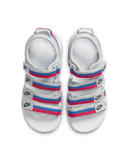 Nike Blue (Wmns) Icon Classic Velcro Thick Sole Stylish Sports Sandals ''