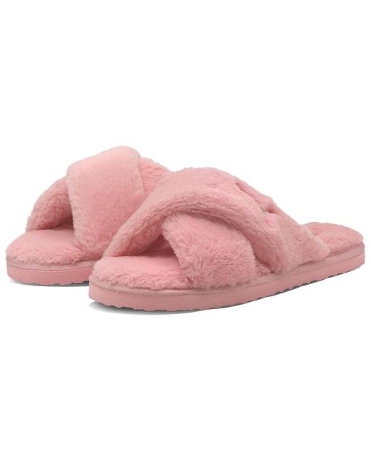 PUMA Pink (Wmns) Fluff X Strap Slide 'Lotus'