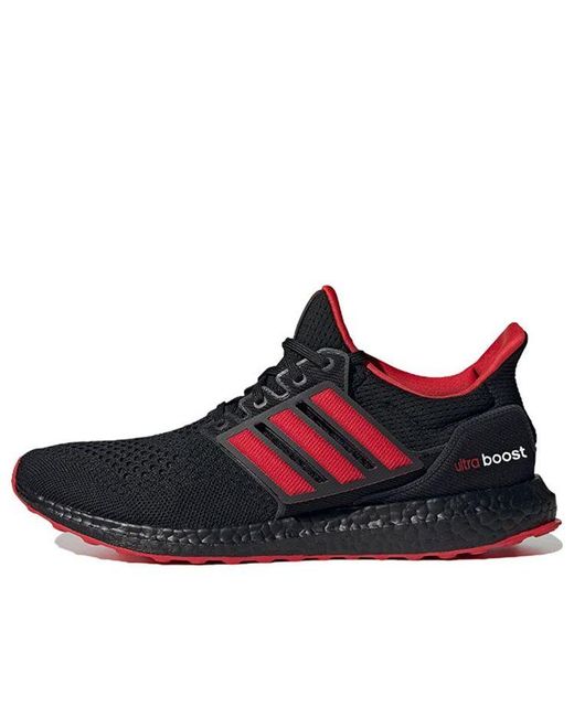 ultra boost red black white