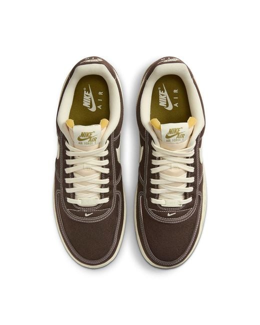 Nike Brown Air Force 1 '07 Premium Shoes for men