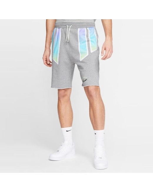 Nike Gray X Pigalle Fleece Shorts Heather' for men
