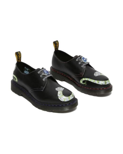 Dr. Martens Black 1461 Beetlejuice 3-Eye X Warner Bros for men