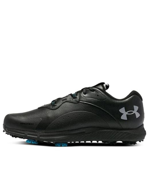 Under Armour Black Charged Draw 2 Golf Wide Steel' for men
