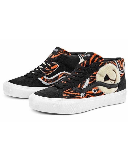 Vans Black Mid Zoo Skool Vlt Lx for men