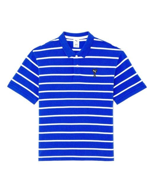 PUMA Blue X Ami Short Sleeve Polo Shirt for men