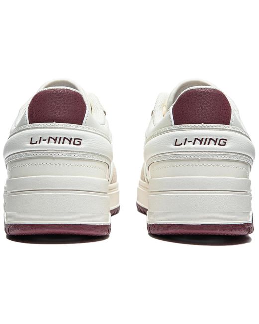 Li-ning White (Wmns) Tianji 2 Burgundy'