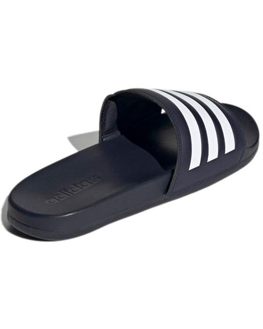 Adidas Blue Adilette Comfort Slide 'Legend Ink'