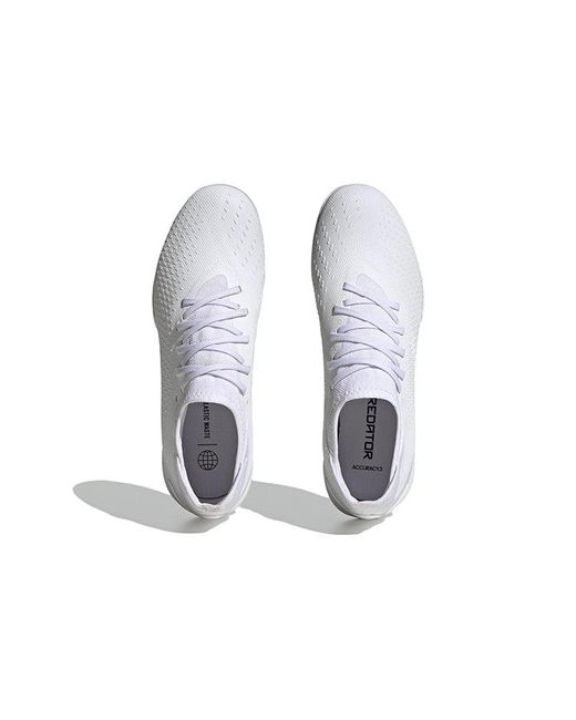 Adidas White Predator Accuracy.3 Tf 'Pearlized Pack' for men
