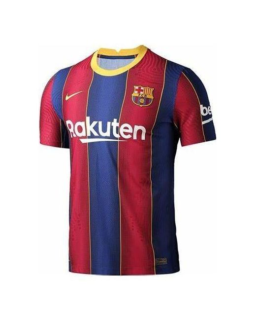 Nike Red Fc Barcelona 20-21 Authentic Home Jersey for men