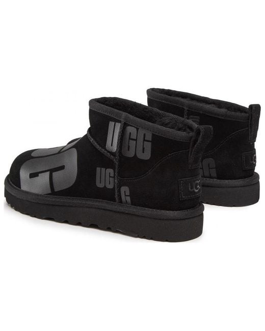 Ugg Black (Wmns) Classic Mini Scatter Graphic