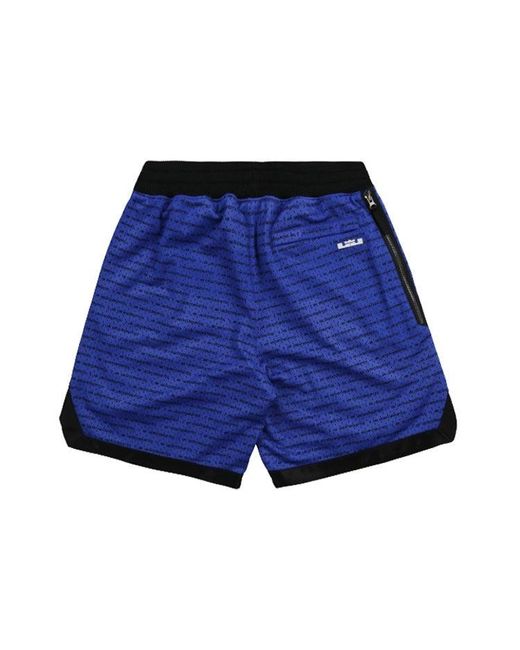 Nike Blue X Un Mtaa Hoodie Lebron Crossover Series Sports Basketball Shorts for men