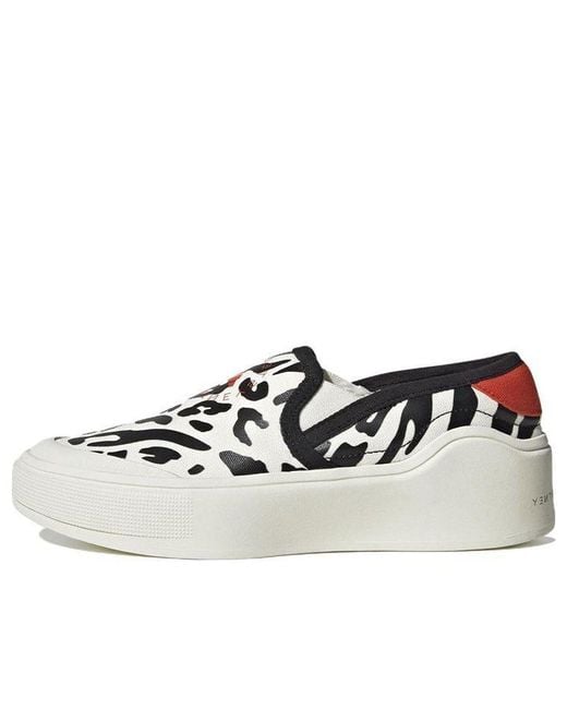Adidas Black (Wmns) By Stella Mccartney Court Slip-On Shoes 'Off Burnt Cayenne'