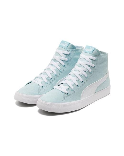 PUMA Blue Bari Mid Sneakers for men