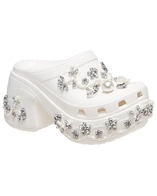 CROCSTM White X Simone Rocha Siren Clog for men
