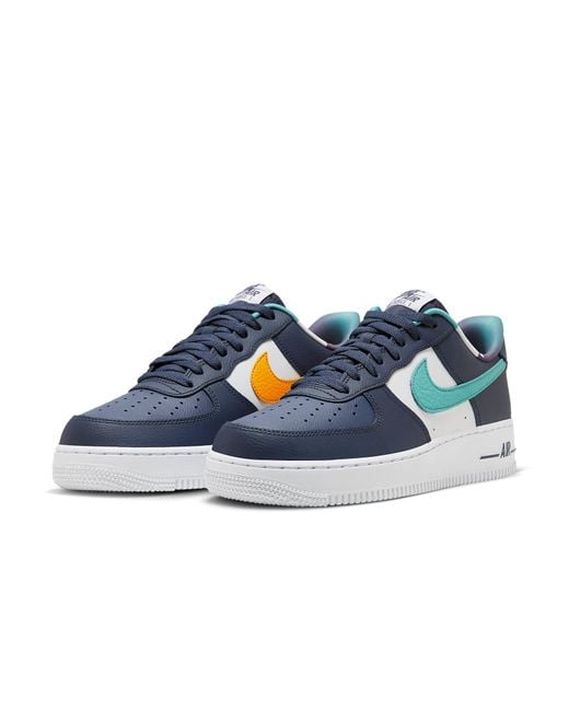 Nike Blue Air Force 1 '07 Lv8 Emb 'Thunder Washed' for men