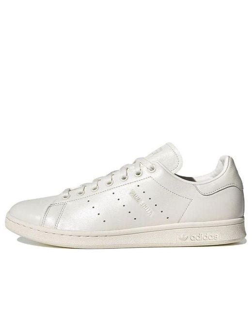 Adidas White Originals Stan Smith X Manchester United Shoes 'Cloud' for men