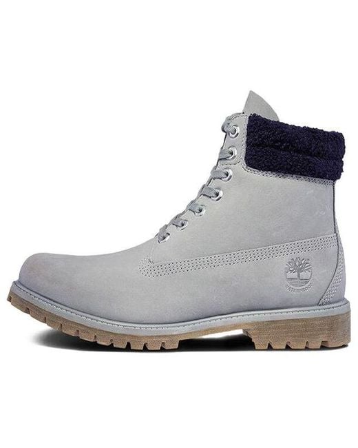 Timberland Gray Waterproof 6 Inch Double Collar Furry' for men