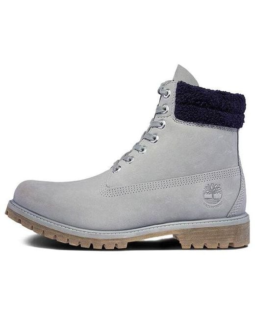 Timberland Gray Waterproof 6 Inch Double Collar for men