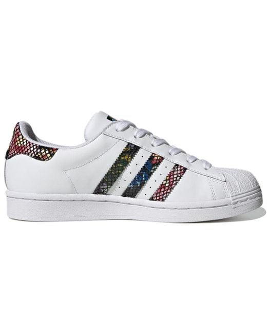 Adidas White (Wmns) Superstar 'Floral Twist Stripes'