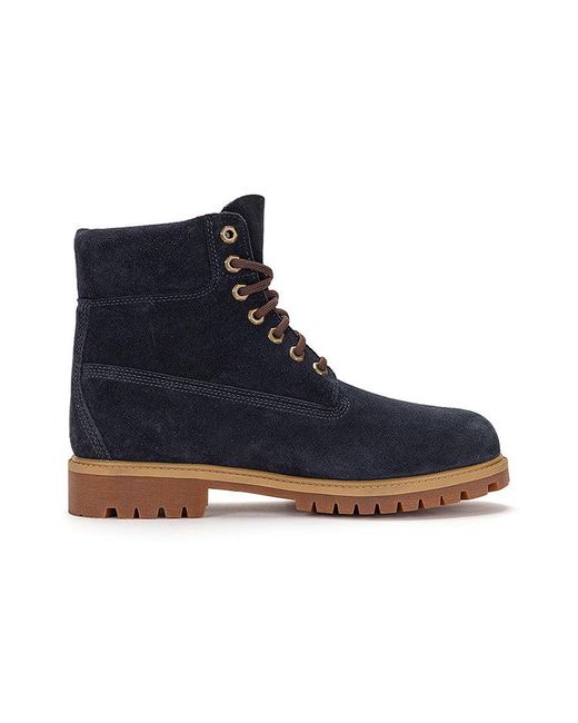 Timberland Blue C.f. Stead Indigo Suede Heritage 6 Inch Boot for men