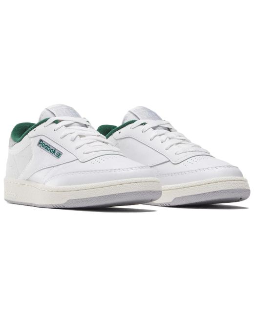 Reebok White Club C 85 Dark' for men