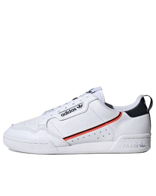 Adidas White Continental 80 Solar' for men