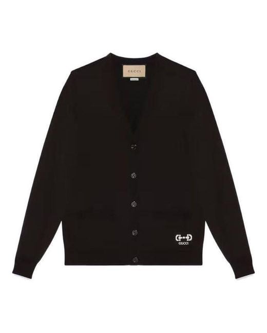 Gucci Black (Wmns) Extra Fine Wool Cardigan