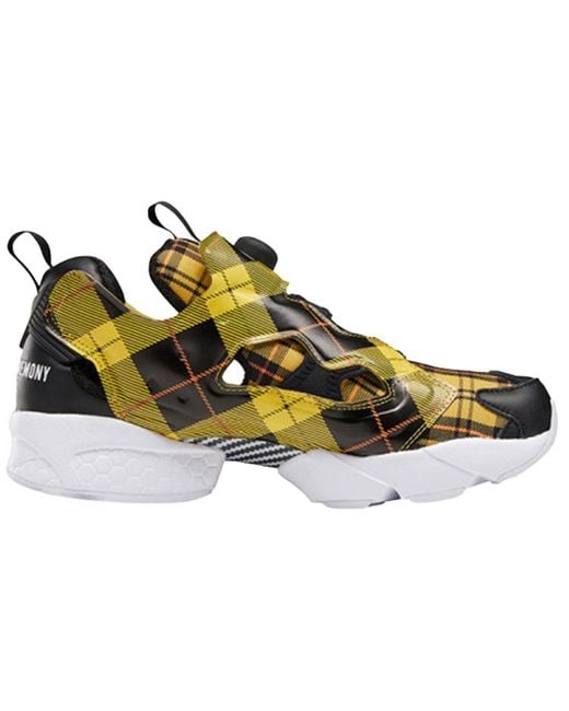 Reebok Yellow Opening Ceremony X Instapump Fury Og Plaid' for men