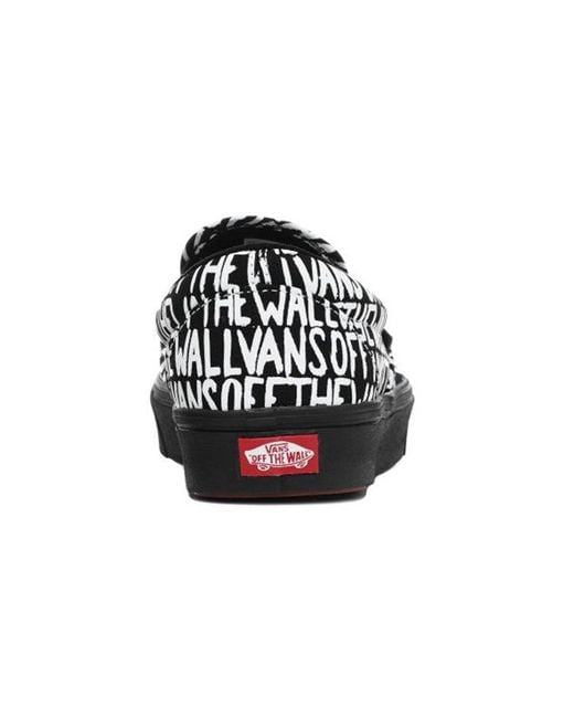 Vans Black Comfycush Slip-On 'Brush for men