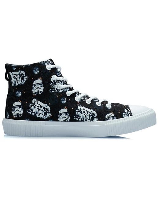 Li-ning Black High Top Casual X Star Wars for men