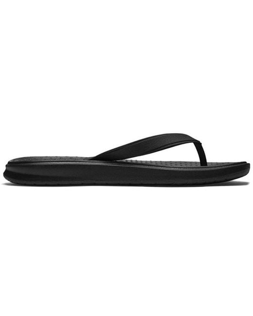 Nike Black Solay Thong for men