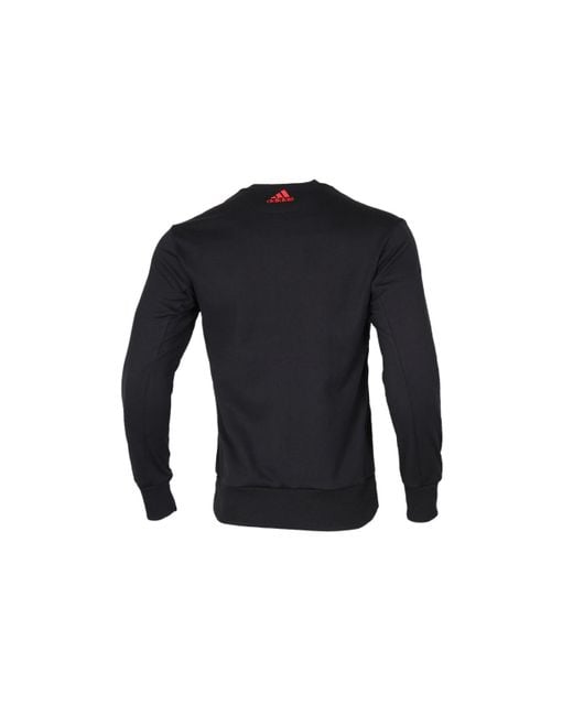 Adidas Blue Basketball Sports Round Neck Pullover for men