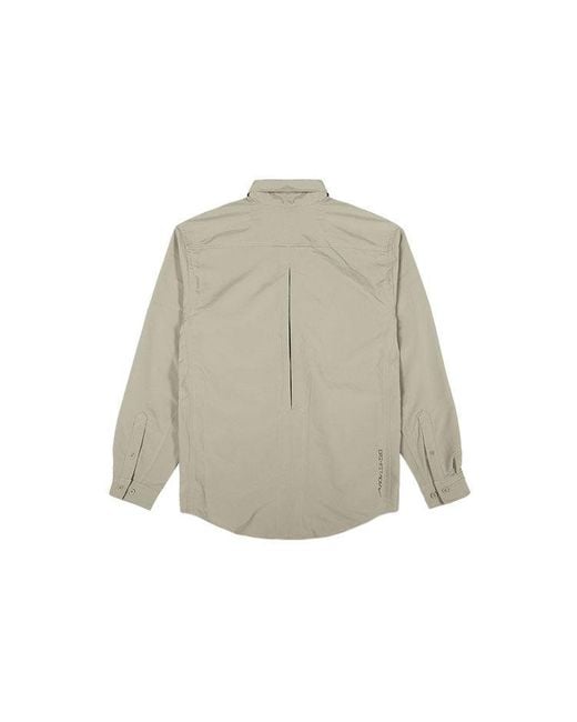 Nike Gray Acg Dri-Fit Adv Uv Devastation Trail Sports Functional Waterproof Pocket Long Sleeves Autumn Jacket for men