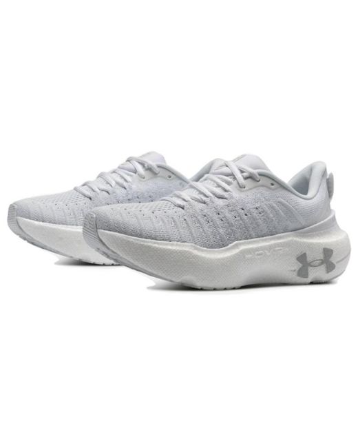 Under Armour White Infinite Elite Running Shoes for men