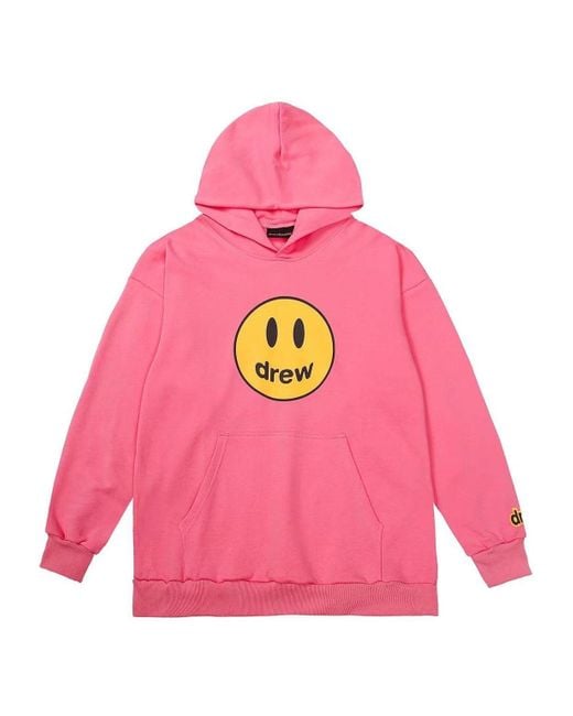 Drew House Pink Hoodie 'Hot' for men