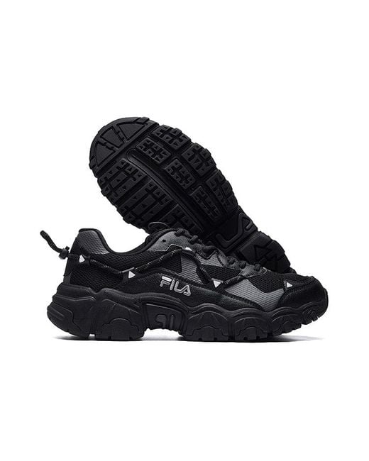 Fila Black (Wmns) Cat Claw Sports Casual Sneakers