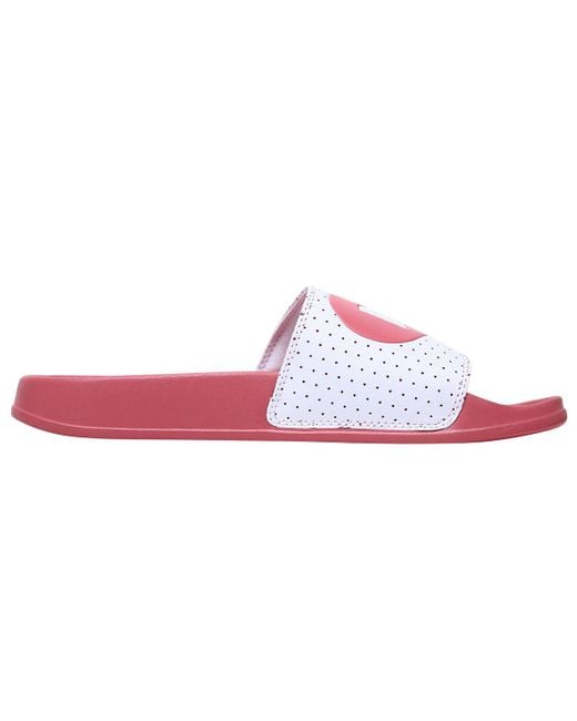 Reebok Pink Classic Slide Sandals for men