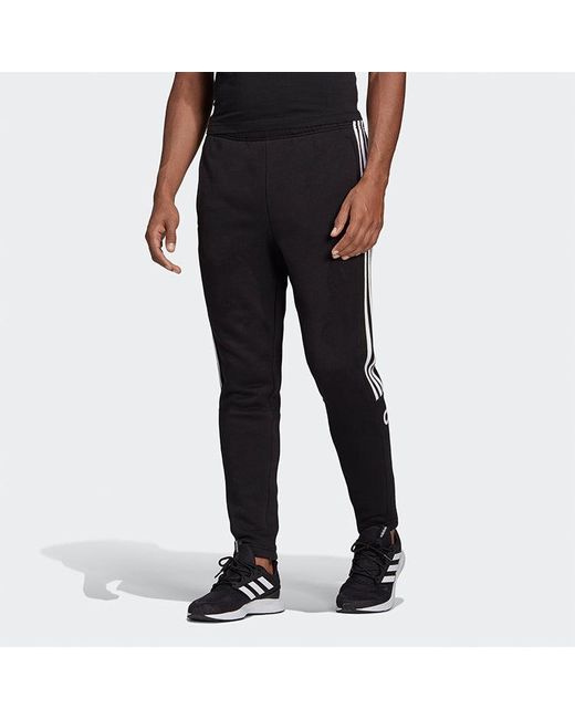 Adidas Black Jog Pant 3S Sports Pants/Trousers/Joggers for men
