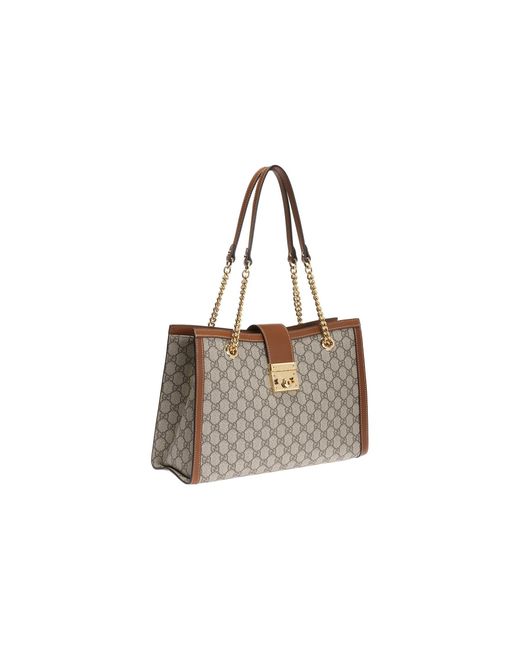 Gucci Gray (Wmns) Padlock Medium Gg Shoulder Bag