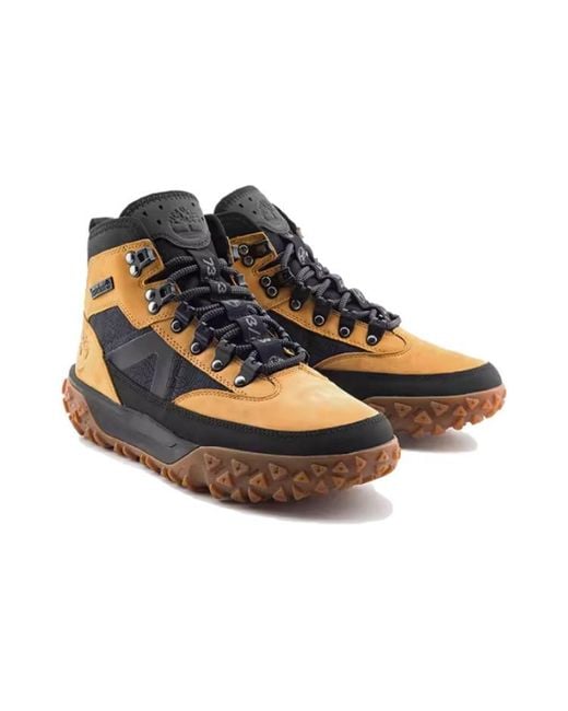 Timberland Blue Greenstride Motion 6 Waterproof Mid Hiker for men