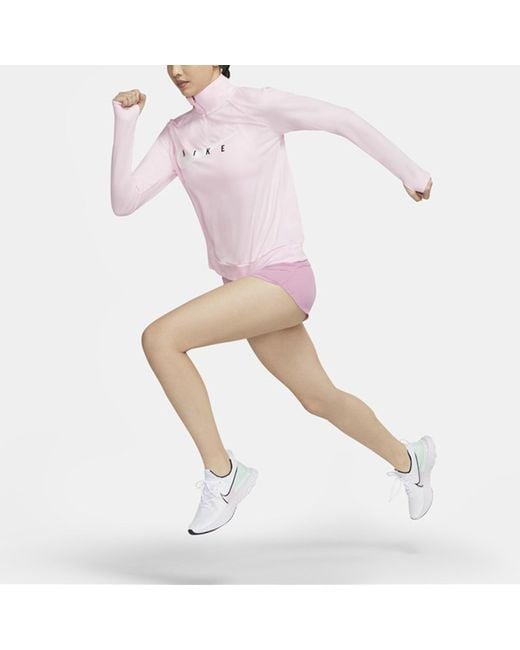 Nike Pink (Wmns) As W Nk Swoosh Run Hz Midlayer Foam