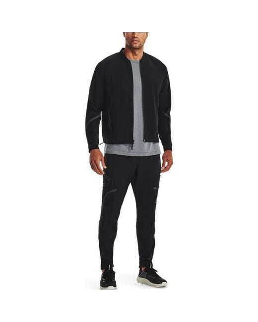 Under Armour Blue Unstoppable Bomber Jacket for men